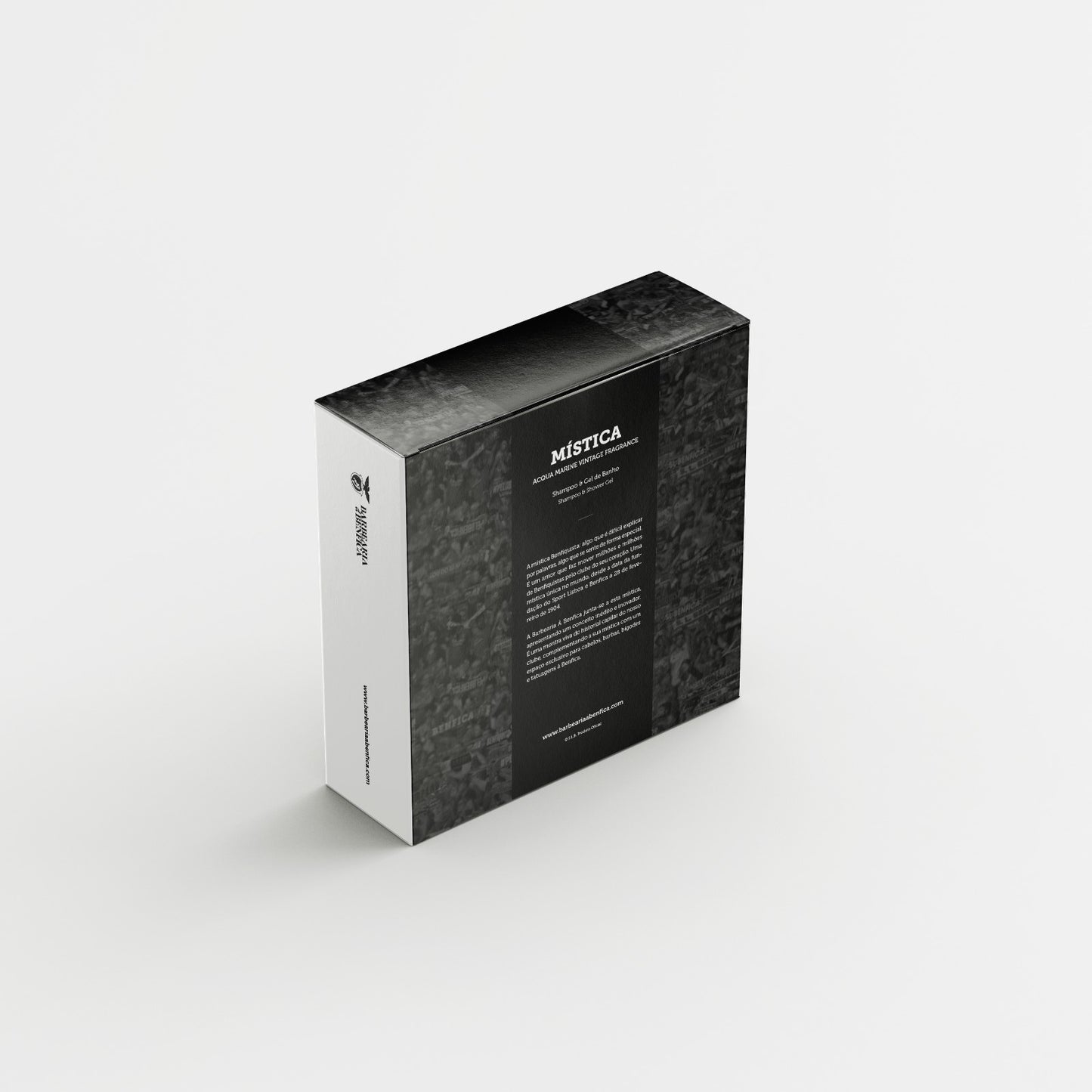 coffret benfica homem - verso do coffret mistica - barbearia a benfica